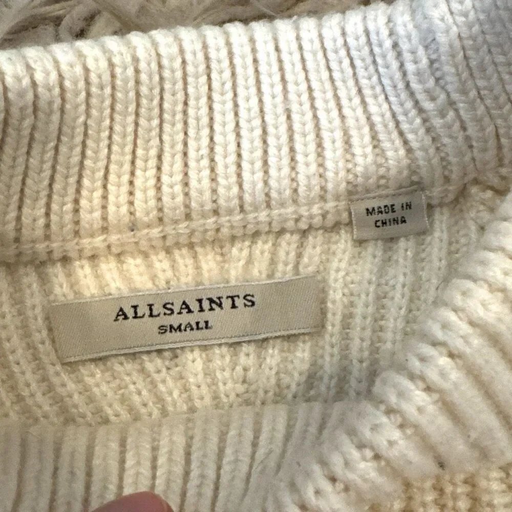 Allsaints mockneck sweater size small
